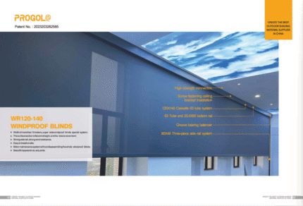 WR120-140 Windproof Blinds